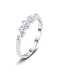 Perfect Designed CZ Silver Ring NSR-2136